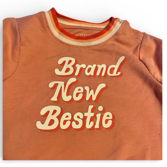 Cat & Jack Orange Kids Matching Set Size 12 Months - Picture 5 of 6